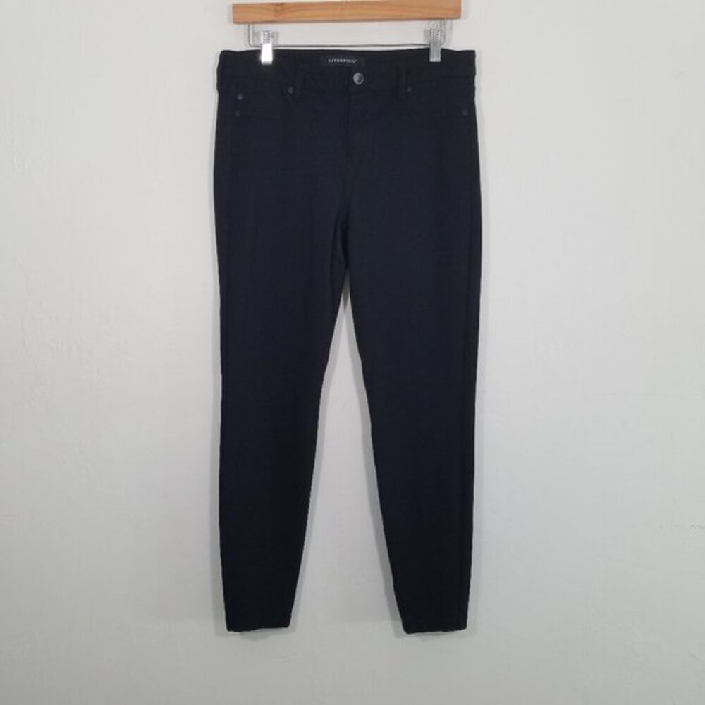 Liverpool Skinny Stretch Pants Black Size 10/30